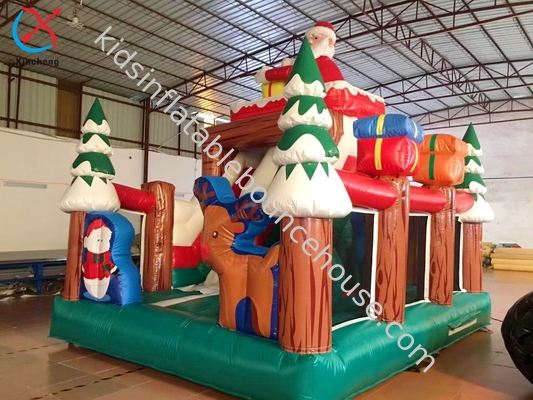 Fábrica Árvore de Natal Slides infláveis Castelo Casa inflável