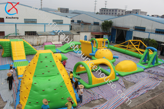 Fábrica Gigante 0.9mm PVC Parque aquático inflável Mar flutuante ou lago Parque aquático inflável