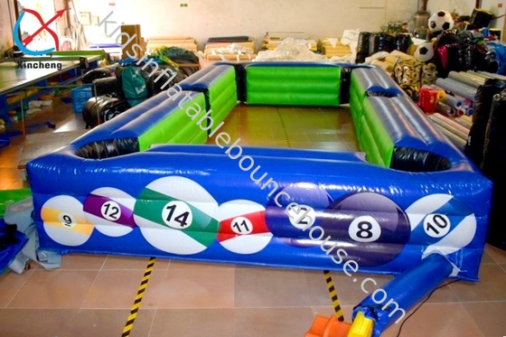 Jogos Desportivos de Snooker Inflável Personalizados Jogos Desportivos Interativos Infláveis