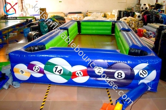 Futebol Inflável Personalizado Futebol Snooker Jogos Bola Piscina Bilhares Inflaveis