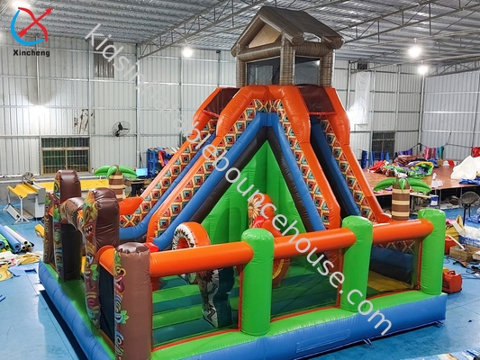 Casa de salto exótica inflável com deslizamento interno