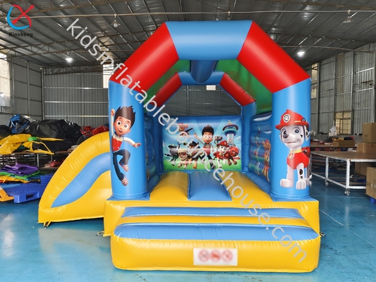 Patrulha inflável personalizada Salto do castelo com slide combo para crianças