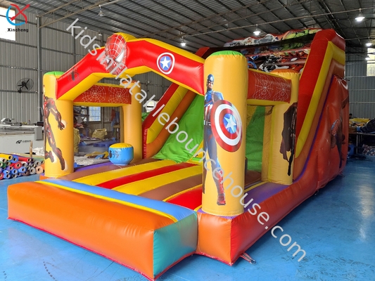 Fábrica de Slide Inflável Comercial Homem-Aranha Castelo de Salto Inflável