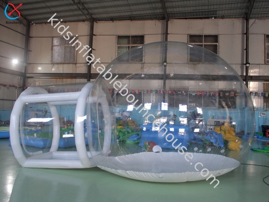 Tenda de bolhas inflável de fábrica com túnel Tenda de bolhas transparentes infláveis