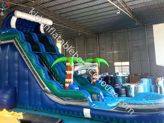 Fábrica de deslizamentos de água infláveis comerciais deslizamentos infláveis de verão para o exterior