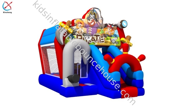 Commercial Combos Inflaveis Pirata Casa Inflavel Bouncy Com Slide Para Crianças