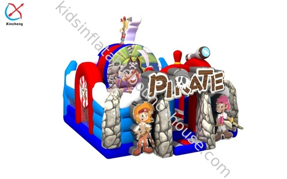 Commercial Custom Inflável Pirata Fun City Inflável Castelo Para Crianças