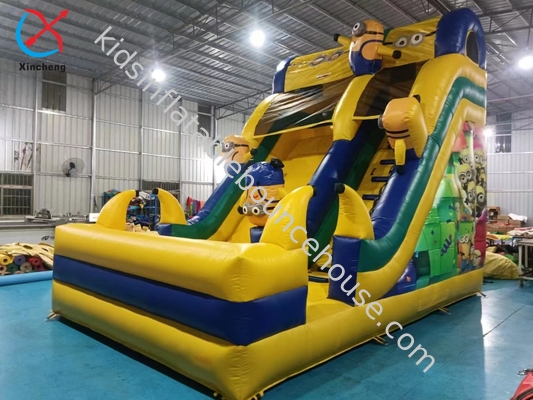 Minions comerciais Slide inflável Slides secos infláveis ao ar livre