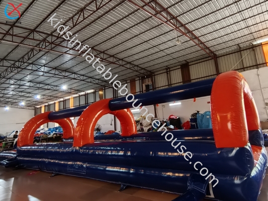 Slides de água infláveis comerciais Slides infláveis de verão com piscina