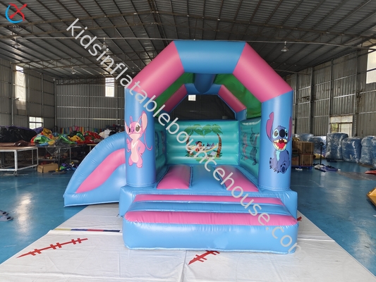 Casa inflável comercial Lilo & Stitch Bouncy com Slide Combo