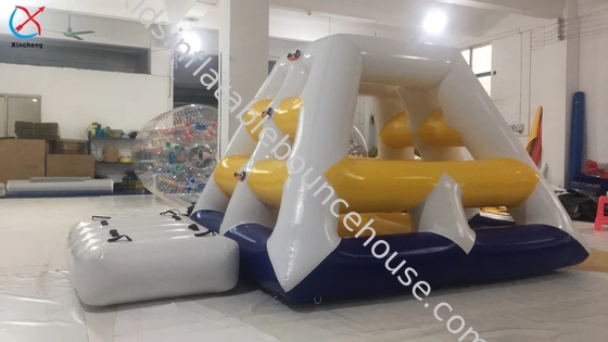 Torre de Escalada Aquática Inflável Flutuante para Fornecedor com Blob e Escorregador