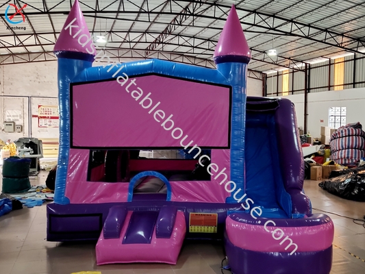 Casa de salto inflável OEM/ODM com escorrega Combo Casa de salto roxa inflável