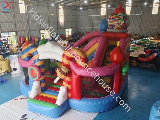 Fornecedor Combos infláveis Feliz Páscoa doces tema inflável Bouncy House Castelo