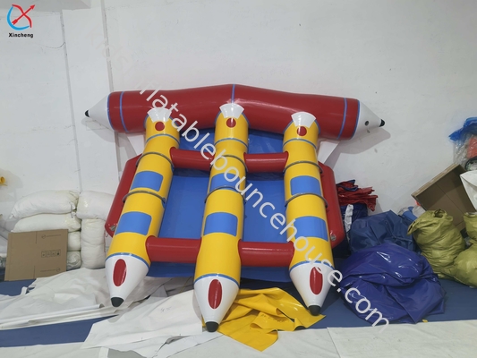 Fabricante de Barcos Infláveis de Banana Rebocáveis Flutuantes Jogos Aquáticos de Banana