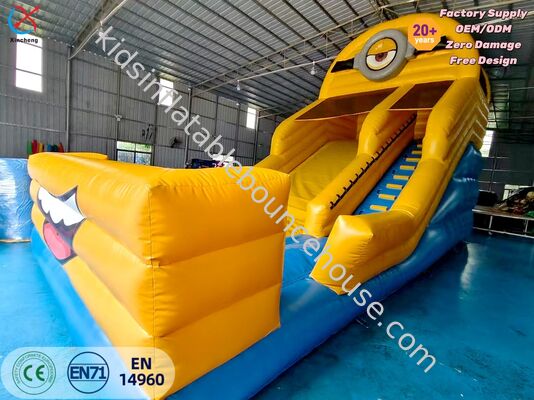 PVC gigante single lane inflável deslizamento seco deslizamento inflável para crianças festa