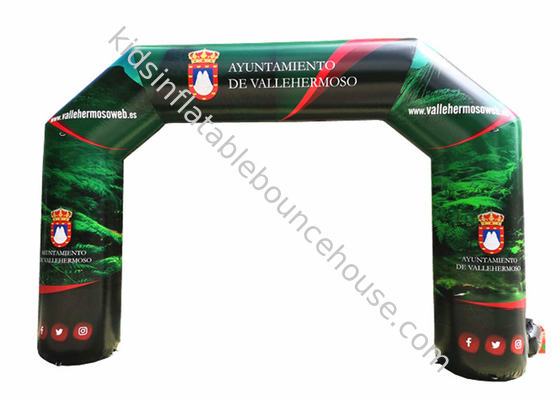 Fábrica 150Z Arco de tecido sinais publicitários infláveis para atividades ao ar livre